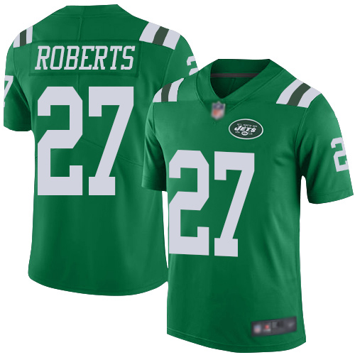 New York Jets Limited Green Youth Darryl Roberts Jersey NFL Football #27 Rush Vapor Untouchable